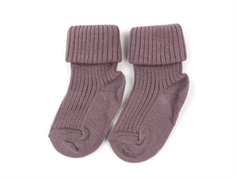 MP socks wool dark purple dove (2-pack)